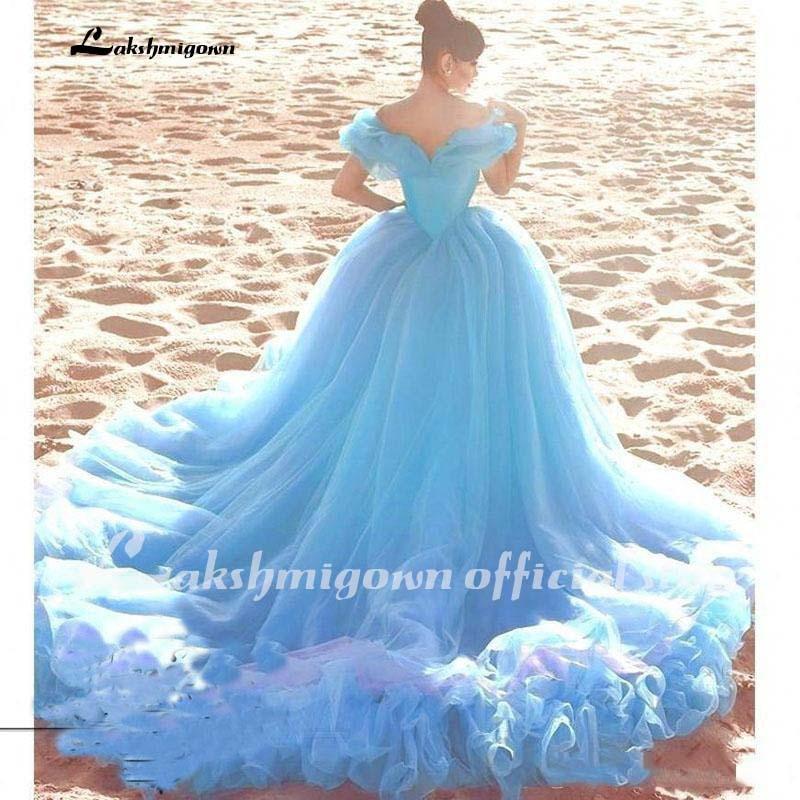 Cinderella Light Blue Wedding Dresses ...